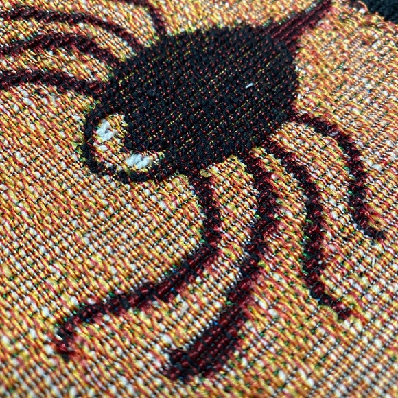 Halloween Placemats 18" x 12" Set of 4 Tapestry Dinner Set Spooky Spider Owl Bat - Picture 11 of 12